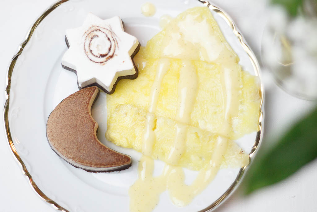 Rezept Ananas-Carpaccio mit Eispralinen und Zabaglione