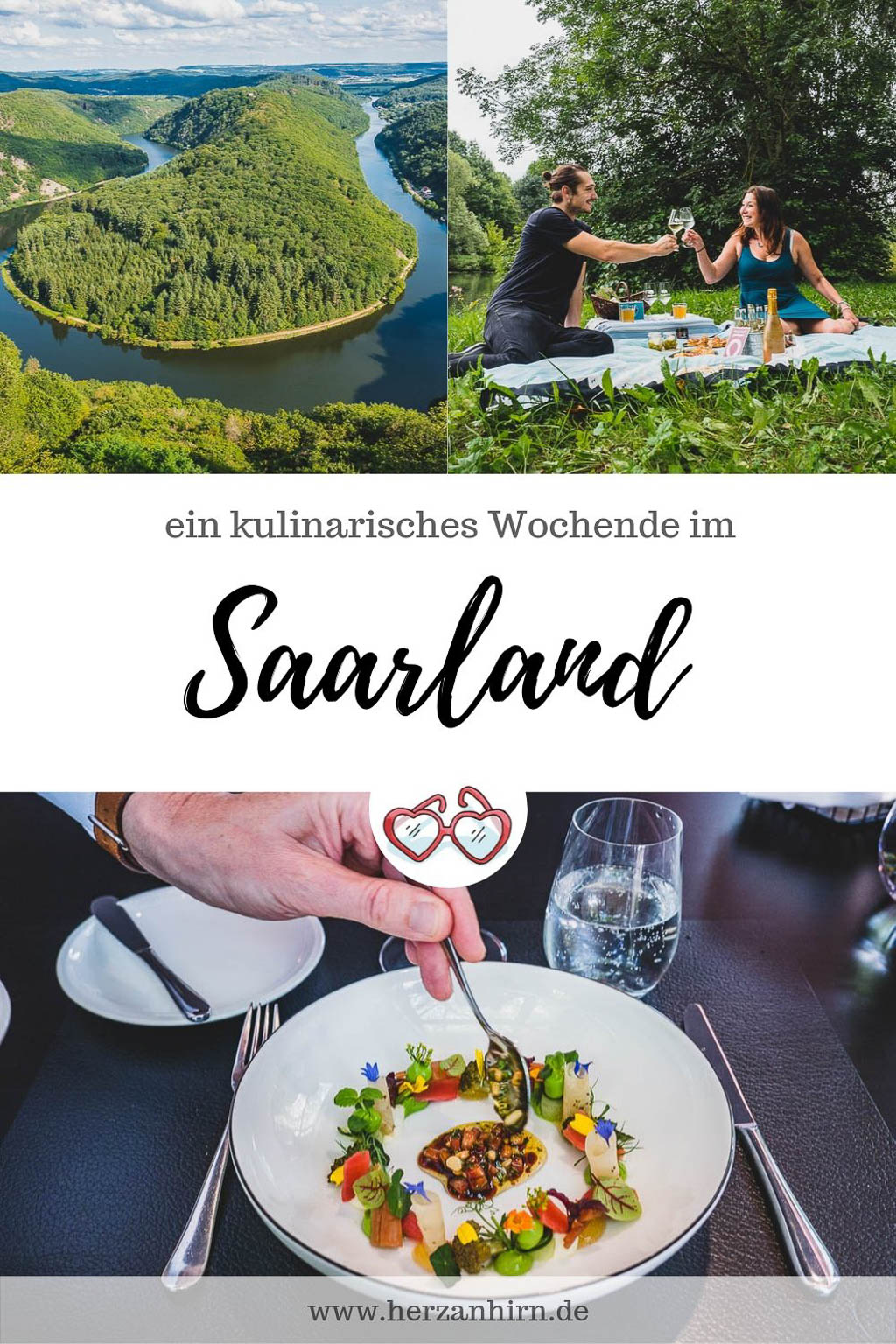 Pinterest Grafik ein kulinarisches Wochenende im Saarland