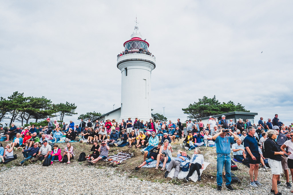 Tall Ship Race am Leuchtturm Sletterhage in Dänemark Urlaub in Djursland: Ausflugsziele und Sehenswürdigkeiten rund um Ebeltoft Dänemark